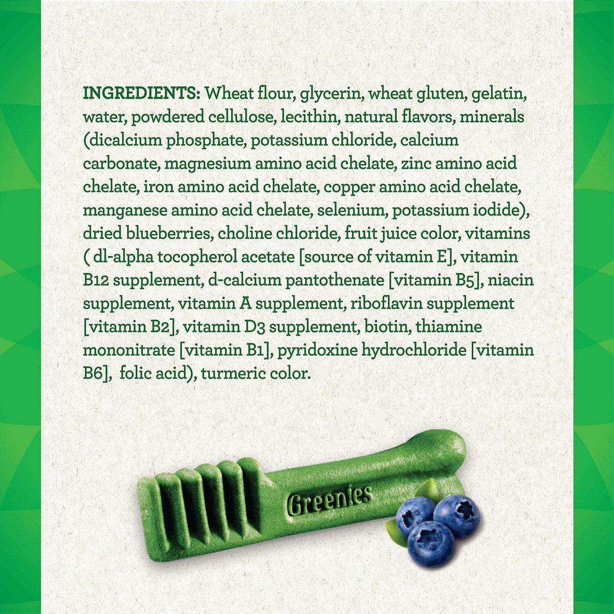 Greenies Bursting Blueberry Teenie Dental Dog Treats