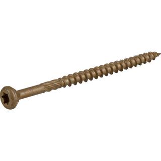 Everbilt 9 in. x 3 in. Star Drive Flat Head Exterior Wood Screws 20 lbs.-Box (1668-Piece) 9985284