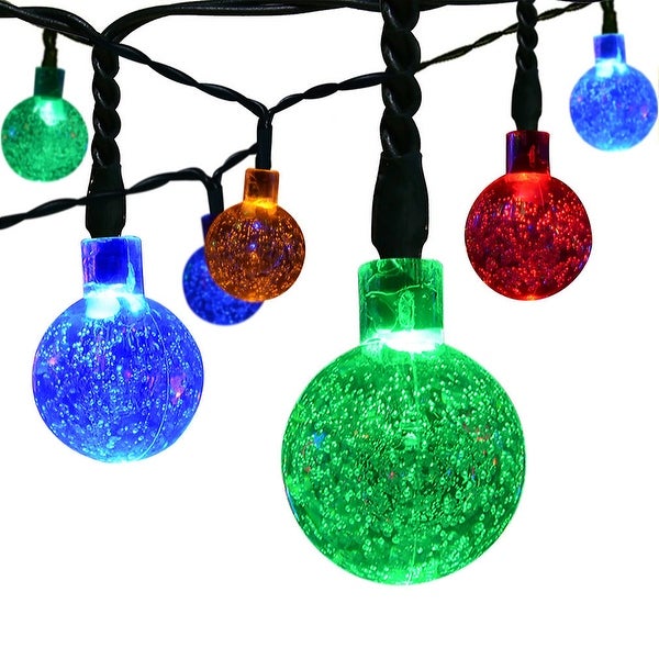 Solar 30 LED String Light Globe Ball Garden Path Yard Decor Lamp - 21ft Total Length Shopping - The Best Deals on String Lights | 39210862