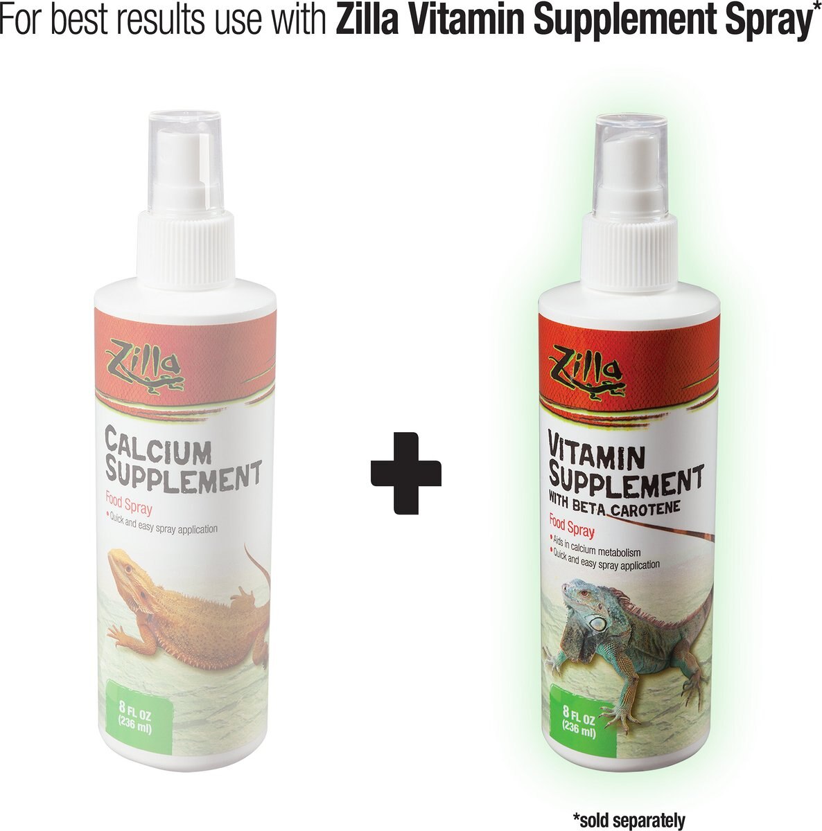 Zilla Food Spray Calcium Reptile Supplement