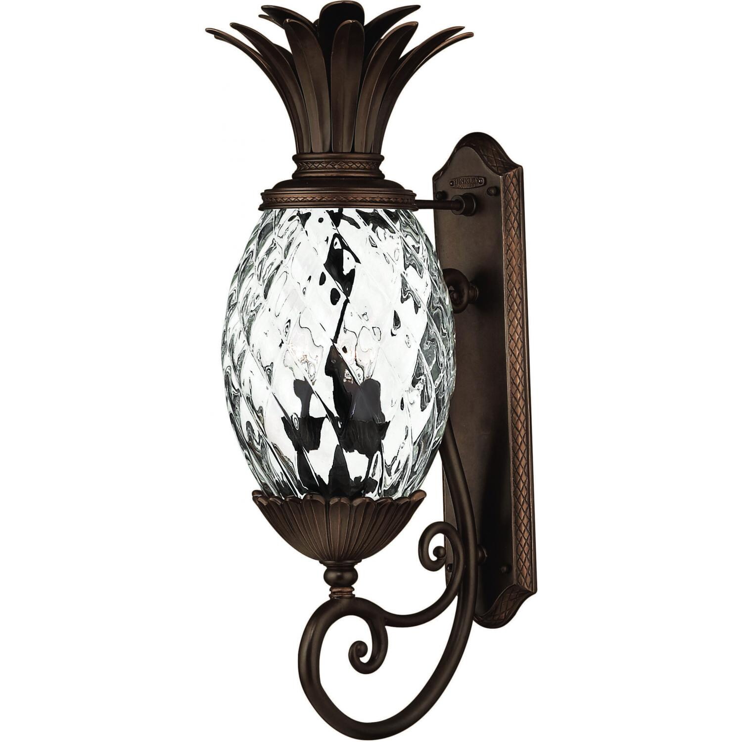 Hinkley Lighting Plantation Three Light 28-Inch Outdoor Wall Light