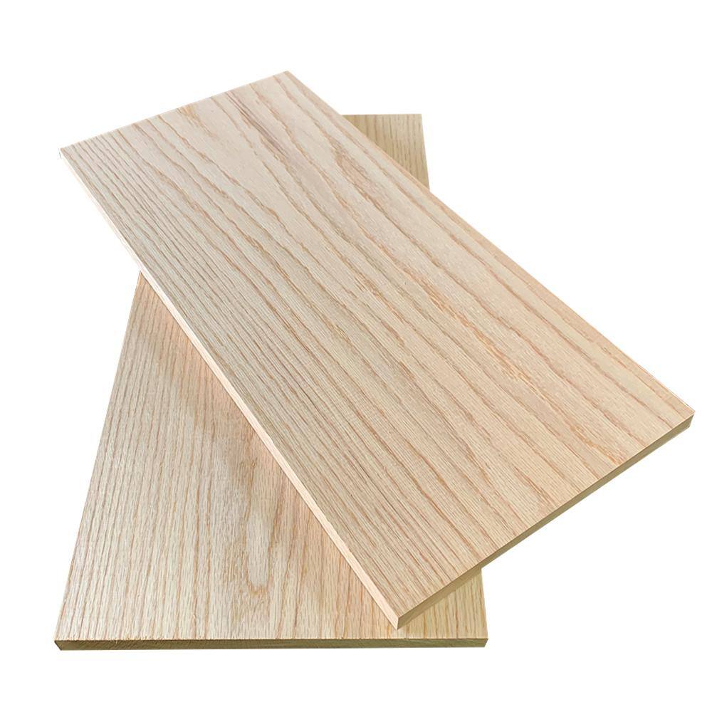 Swaner Hardwood 1 in. x 12 in. x 8 ft. Red Oak S4S Board (2-Pack) OL04110896OR