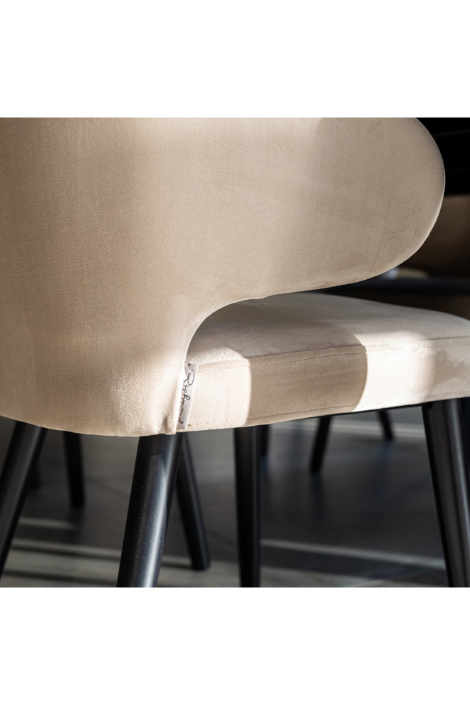 Modern Velvet Dining Chair  OROA Indigo   Midcentury   Dining Chairs   by Oroa   Distinctive Furniture  Houzz