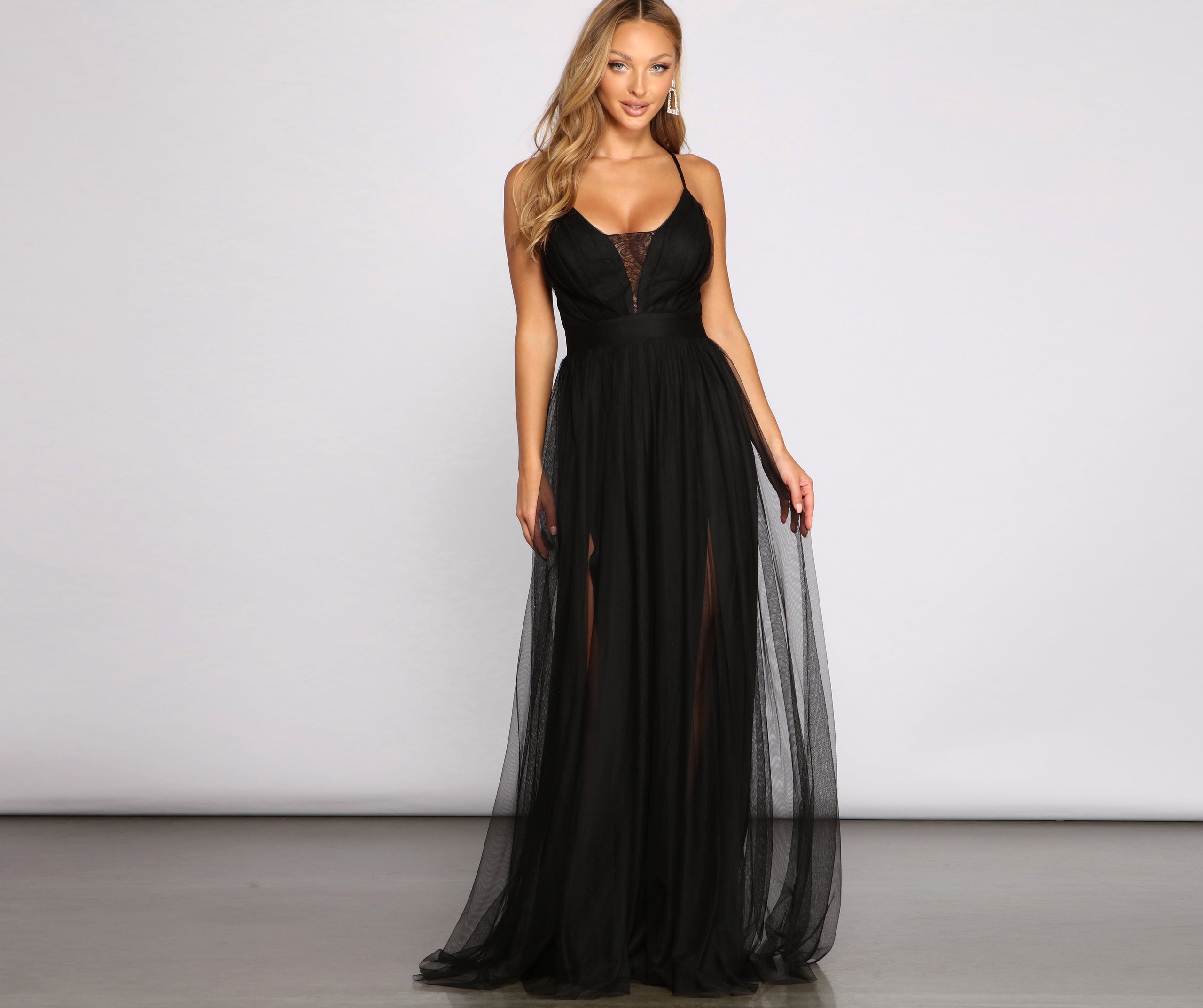 Maxine A-Line Tulle Dress