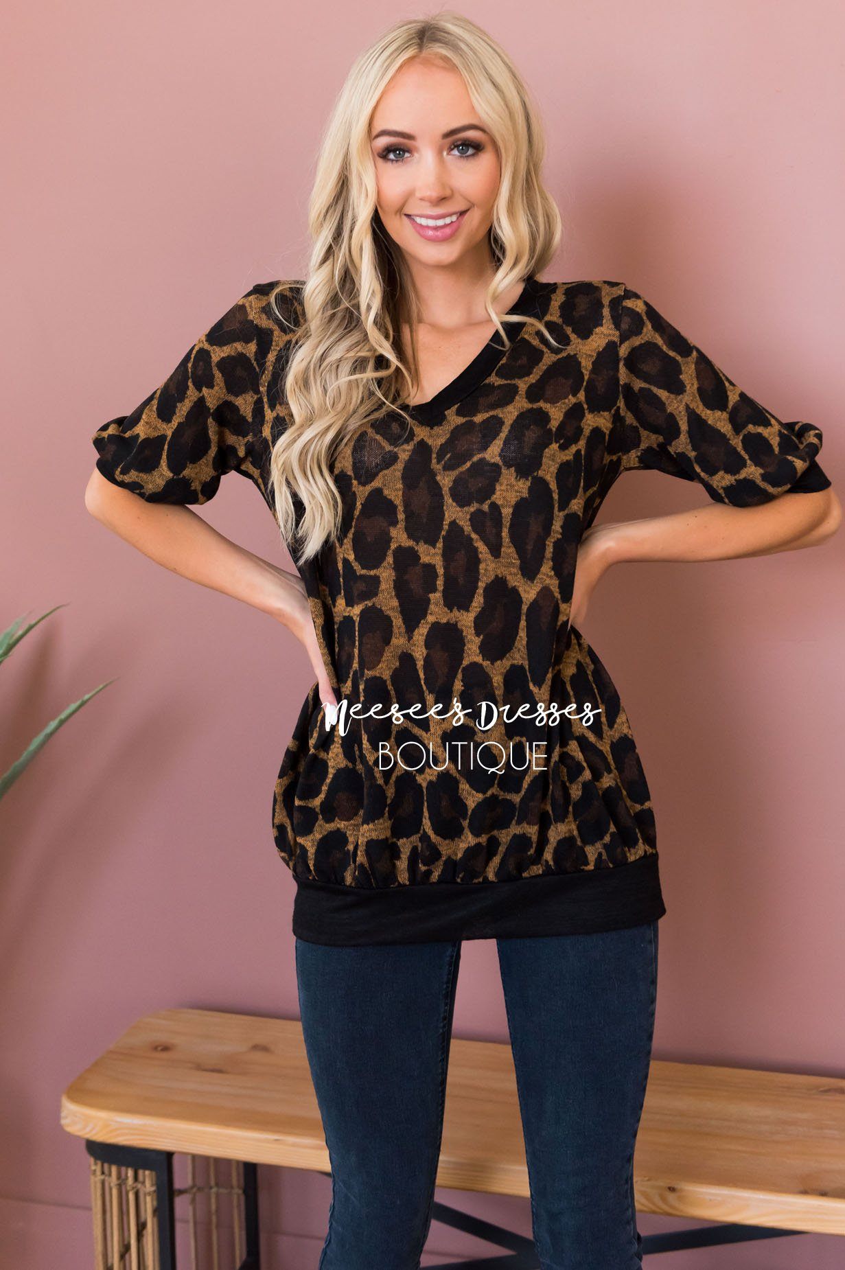 Let's Get Away Modest Top