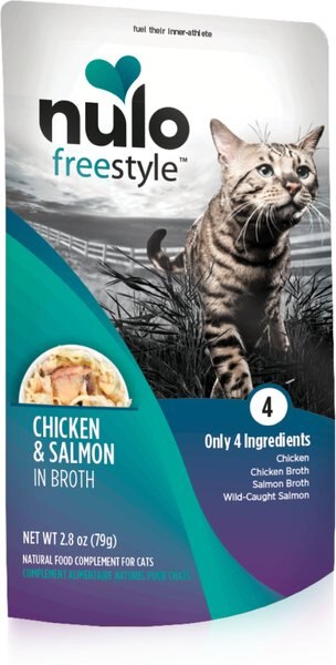 Nulo FreeStyle Chicken and Salmon in Broth Cat Food Topper