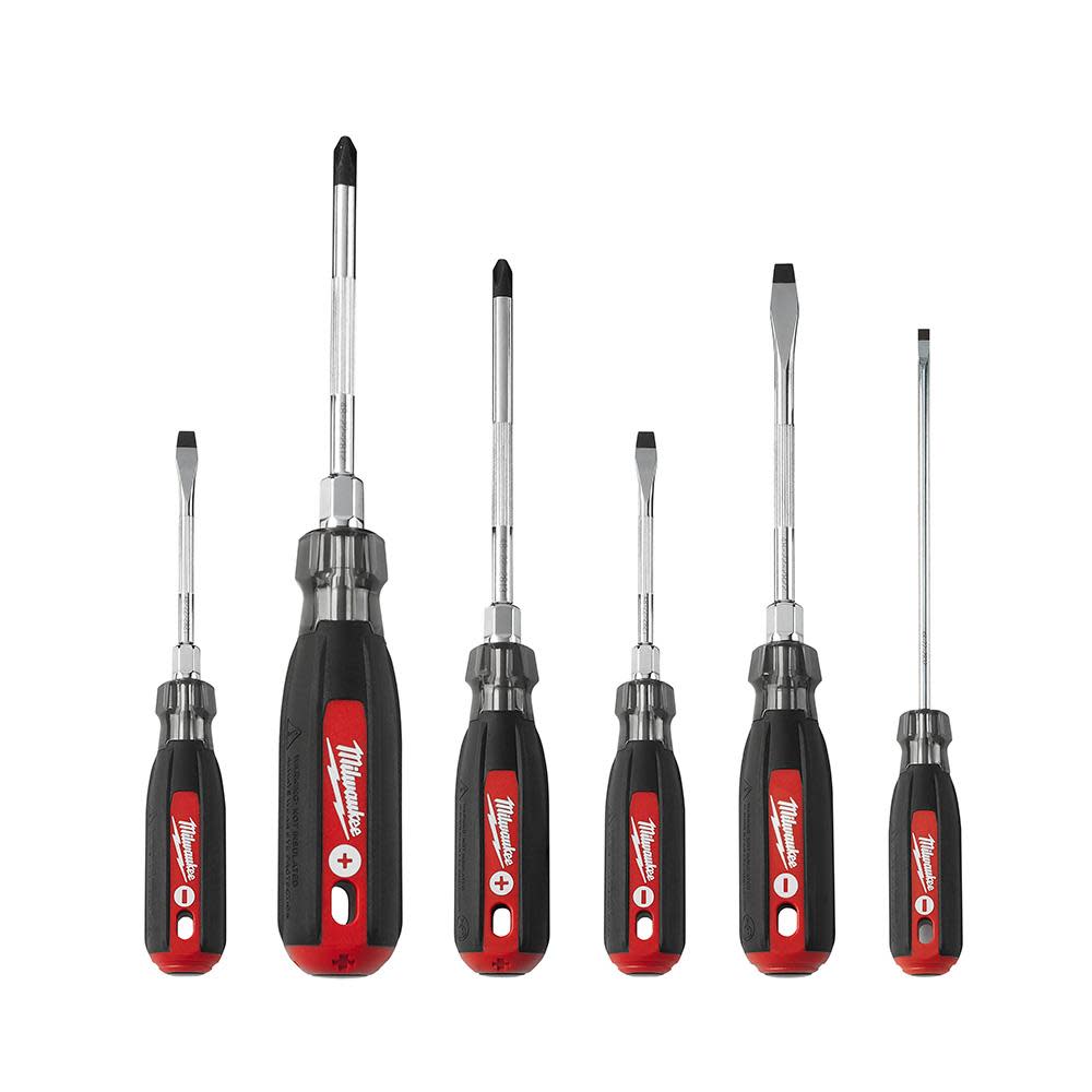 Milwaukee 6Pc Cushion Grip Screwdriver Kit 48-22-2886 from Milwaukee