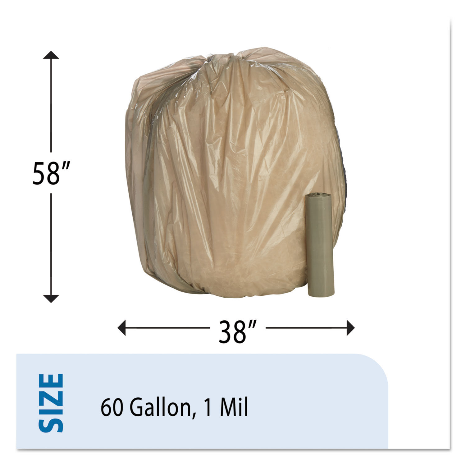 SKILCRAFT Trash Can Liner Linear Low Density Coreless Rolls by AbilityOneandreg; NSN5171364