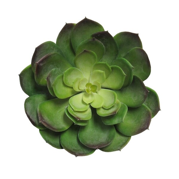 Large Artificial Lotus Succulent Stem Plant Greenery Pick Spray Branch 8.5in