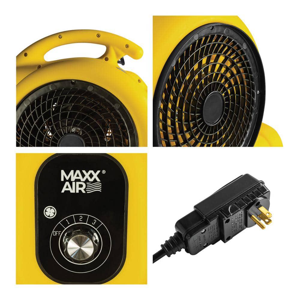 Maxx Air 3600 CFM 3Speed MultiPosition High Velocity Blower Fan