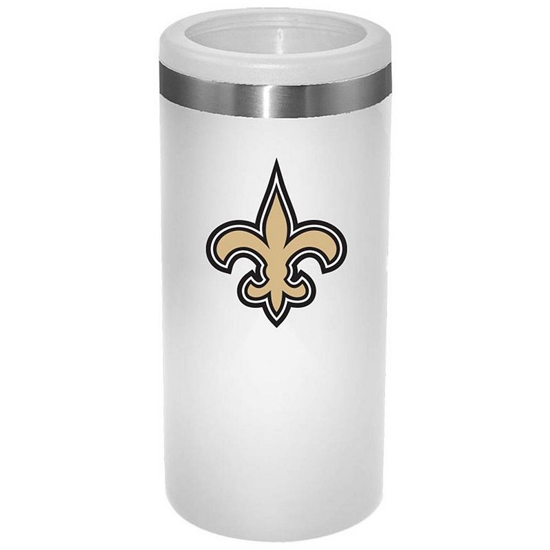 New Orleans Saints Team Logo 12oz. Slim Can Holder