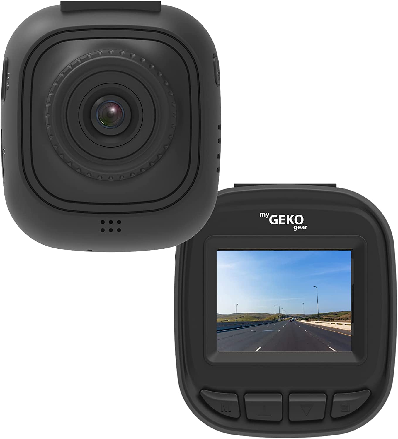 myGEKOgear by Adesso Orbit 132 Full HD 1080p Wi-Fi Dash Cam