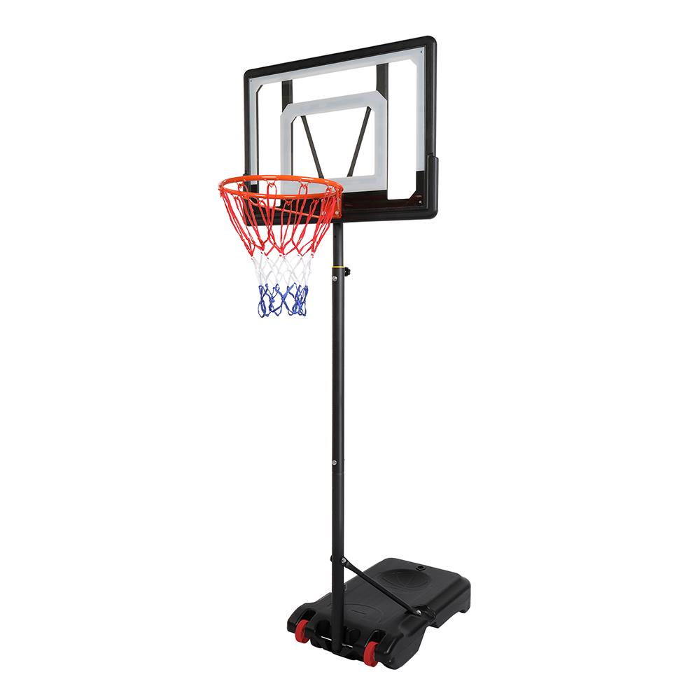 Zimtown Portable Basketball Hoop Stand 5.2ft -6.9ft Height Adjustable， Lightweight Movable Kids Youth Basketball Goal System， with 32