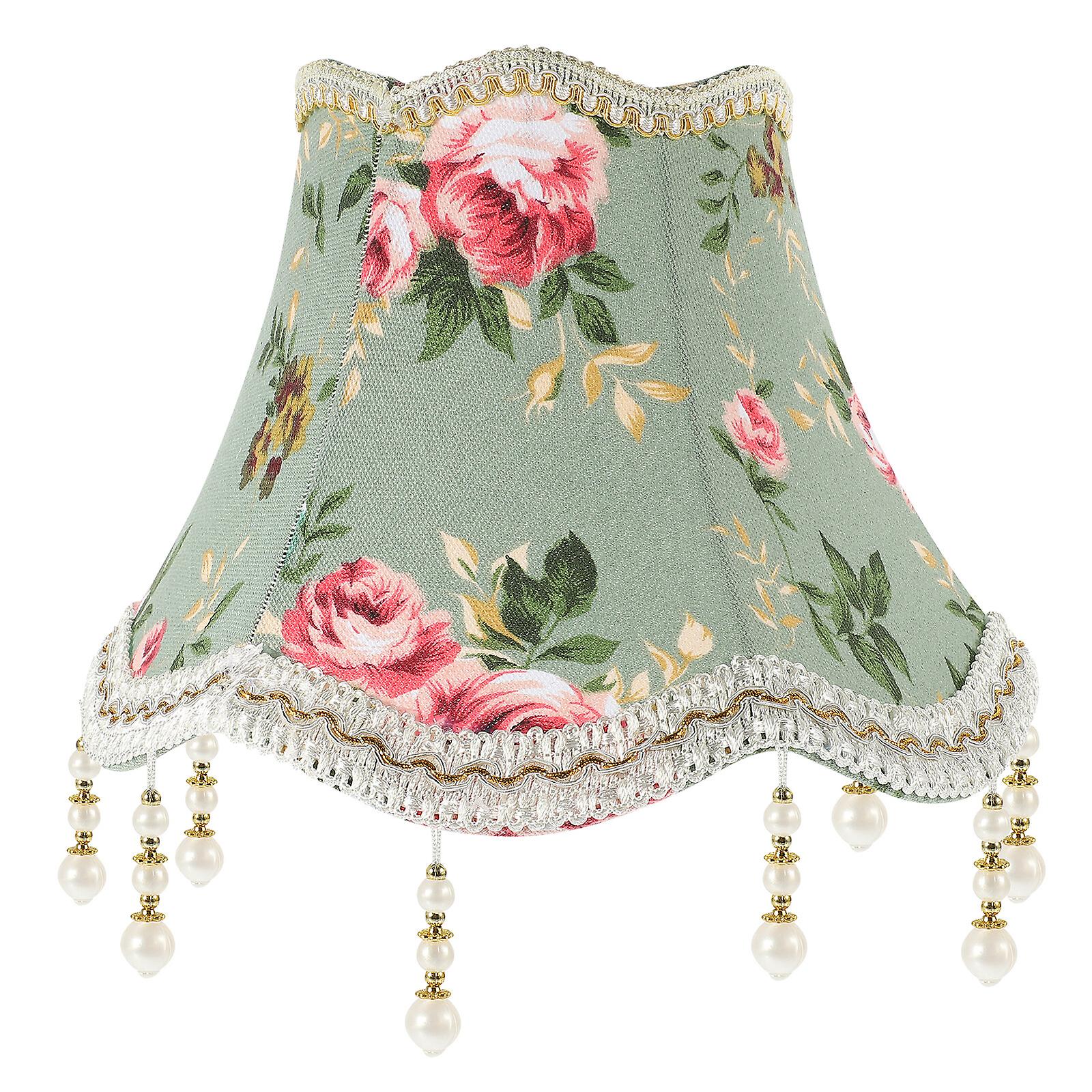 Exquisite Flower Lampshade Decorative Cloth Art Lampshade Household Table Lamp Shade