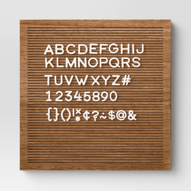 Wood Letter Board Brown