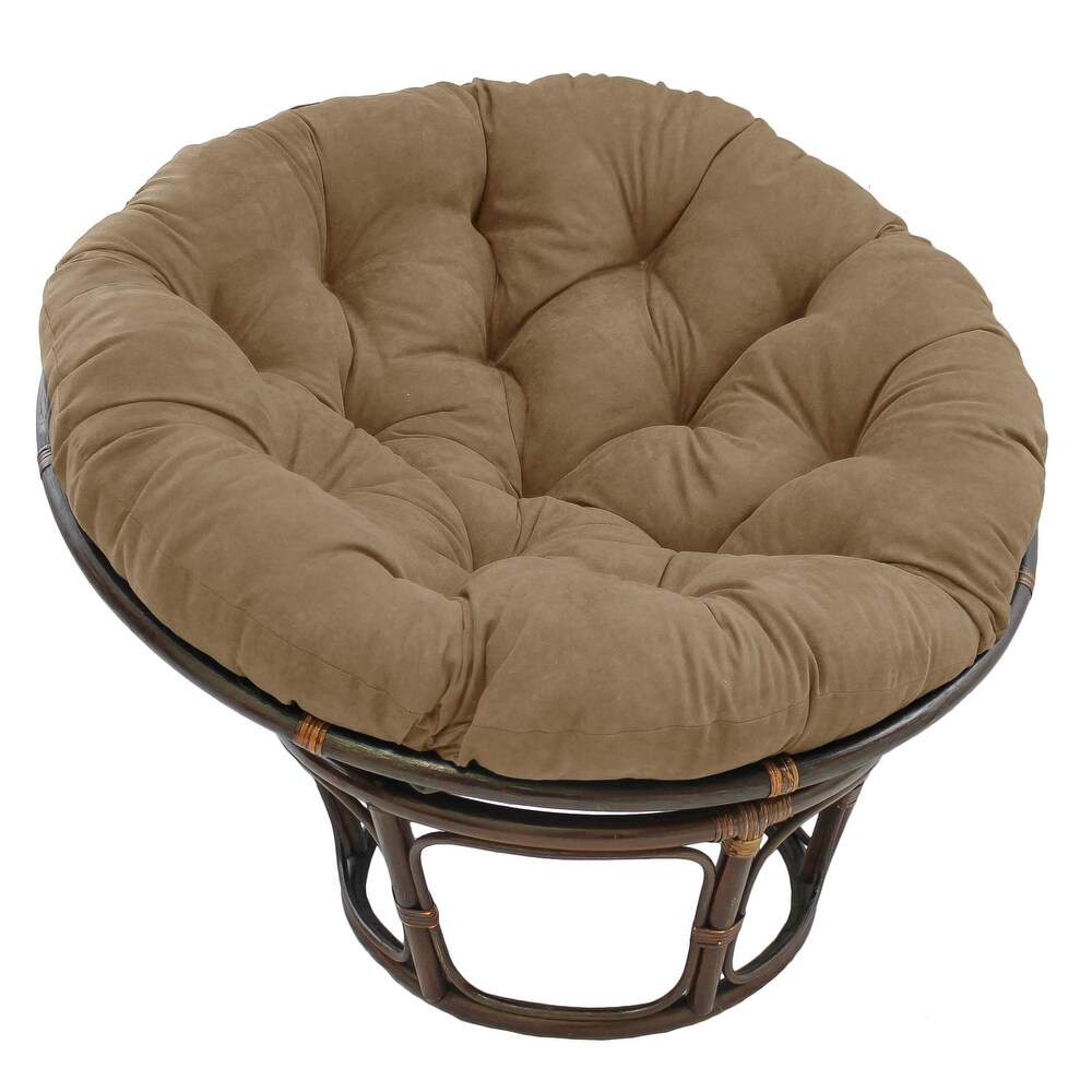 Microsuede Indoor Papasan Cushion (44 inch  48 inch  or 52 inch) (Cushion Only)