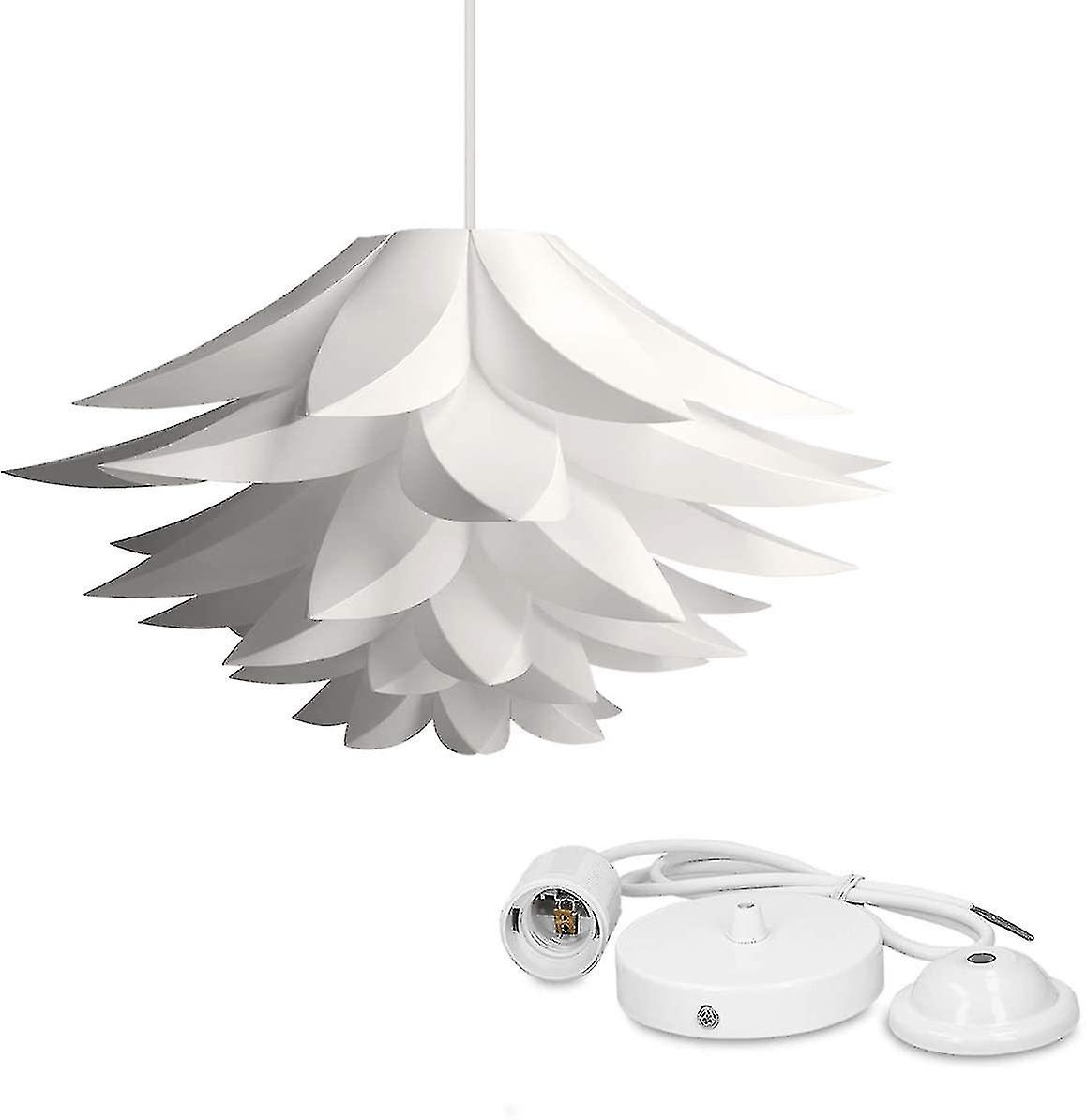 Chandelier - Lotus Design Lamp - Shade To Be Mounted - Iq Ceiling Light - Set With Cable Ceiling Mou