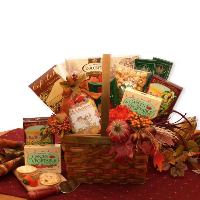 GBDS Harvest Blessings Gourmet Fall Gift Basket- Thanksgiving gift basket - Fall gift basket