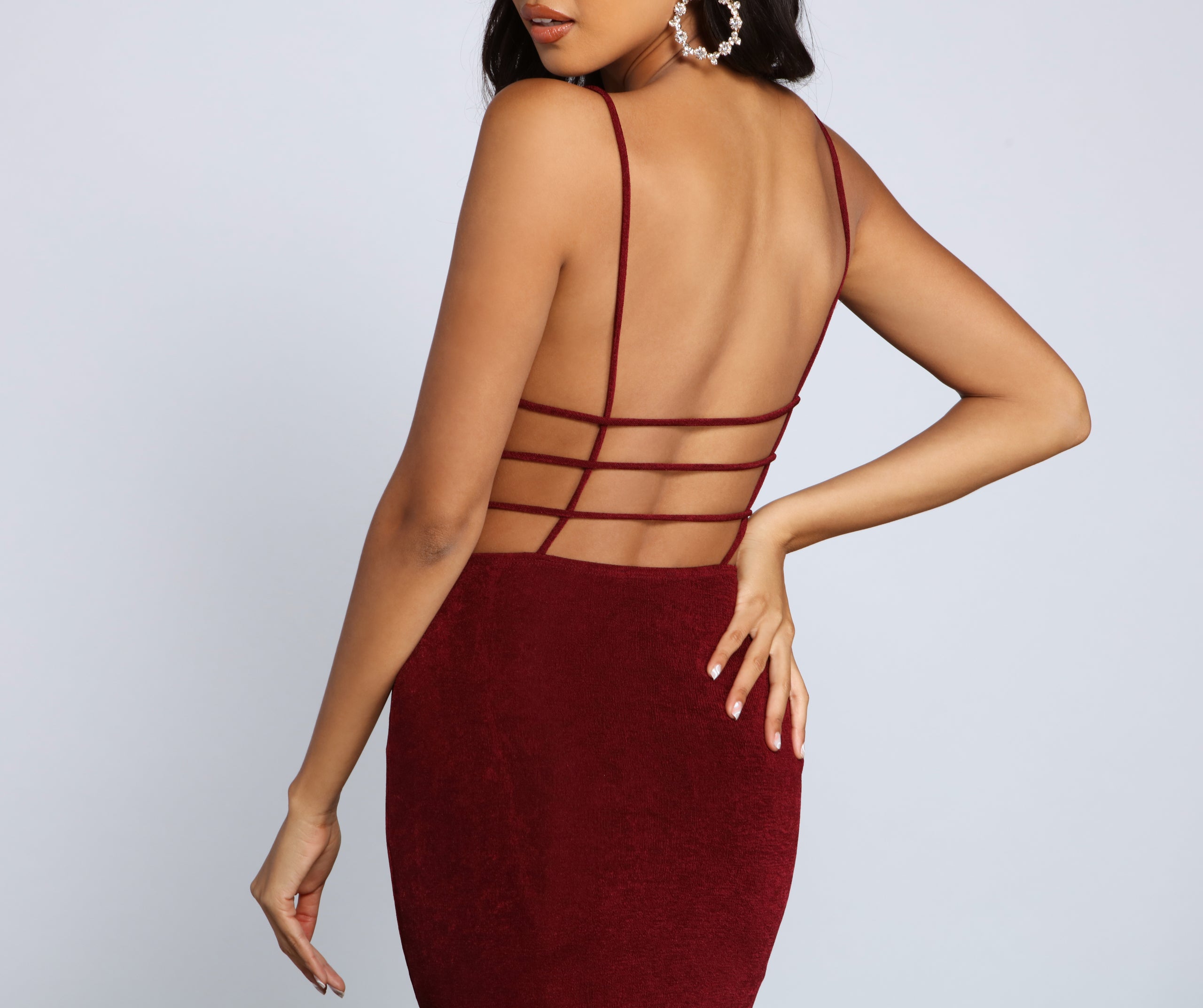 Stylish And Chic Slinky Knit Midi Dress