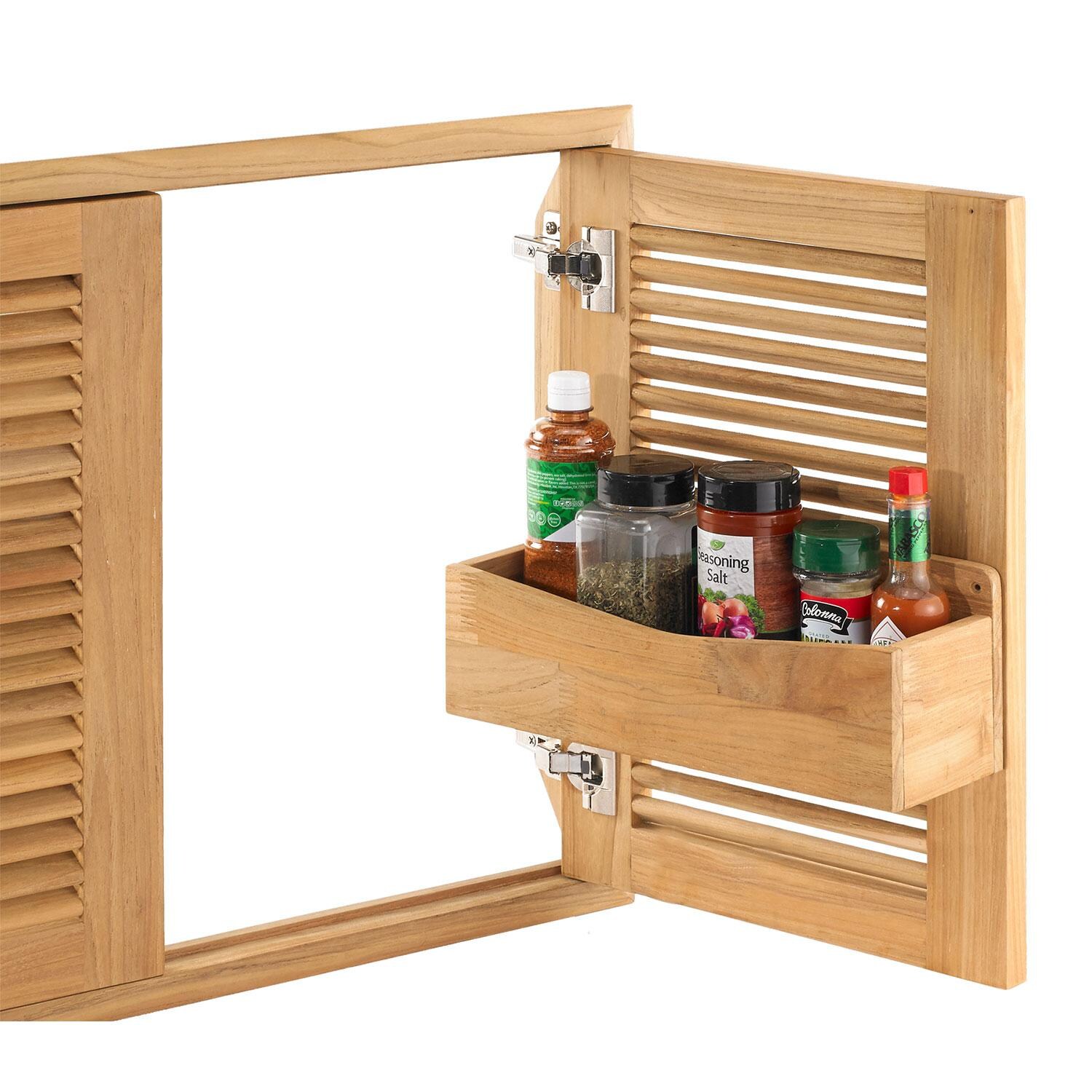 Pacific Teak Millsworks Spice Rack