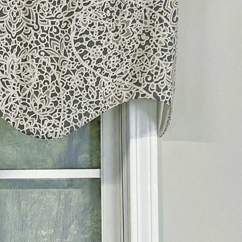 RLF Home Stella Paisley Regal Valance Rod Pocket