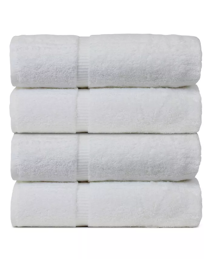 BC Bare Cotton Luxury Hotel Spa Towel Turkish Cotton Bath Towels Set of 4