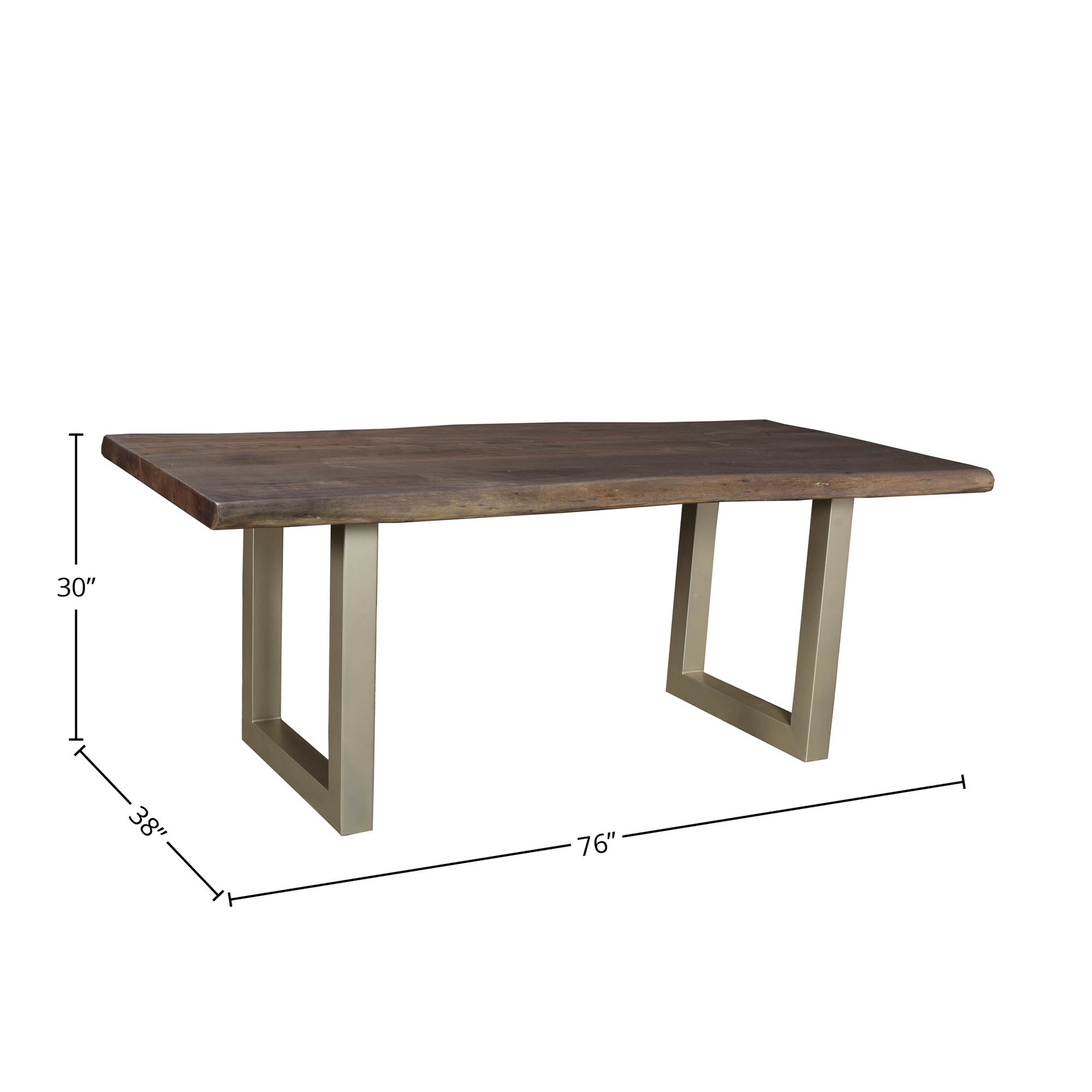 TAJ Dining Table - Vinegar Matte