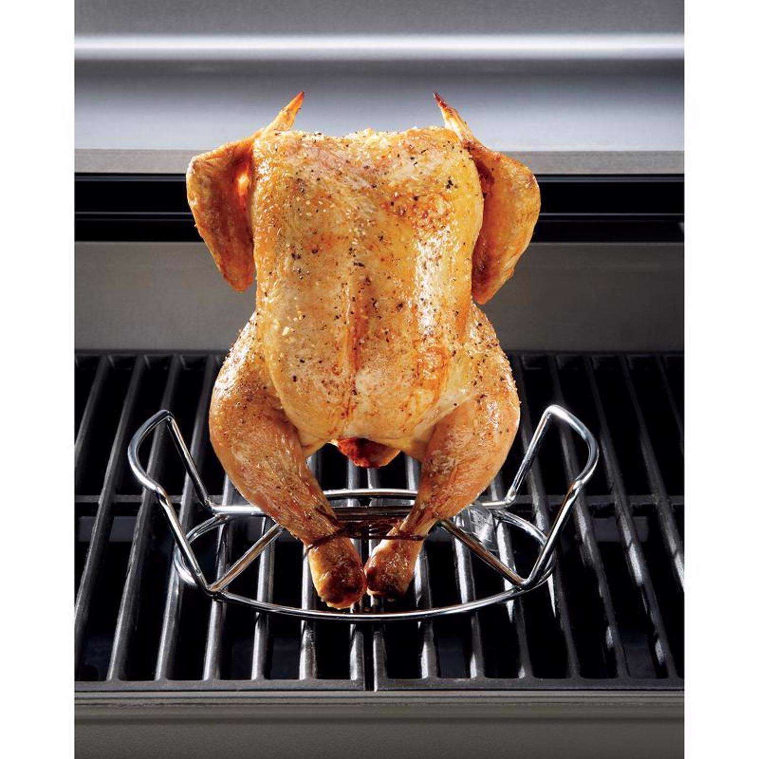 Weber Steel Poultry Roaster 9.3 in. L X 6.2 in. W 1 pk