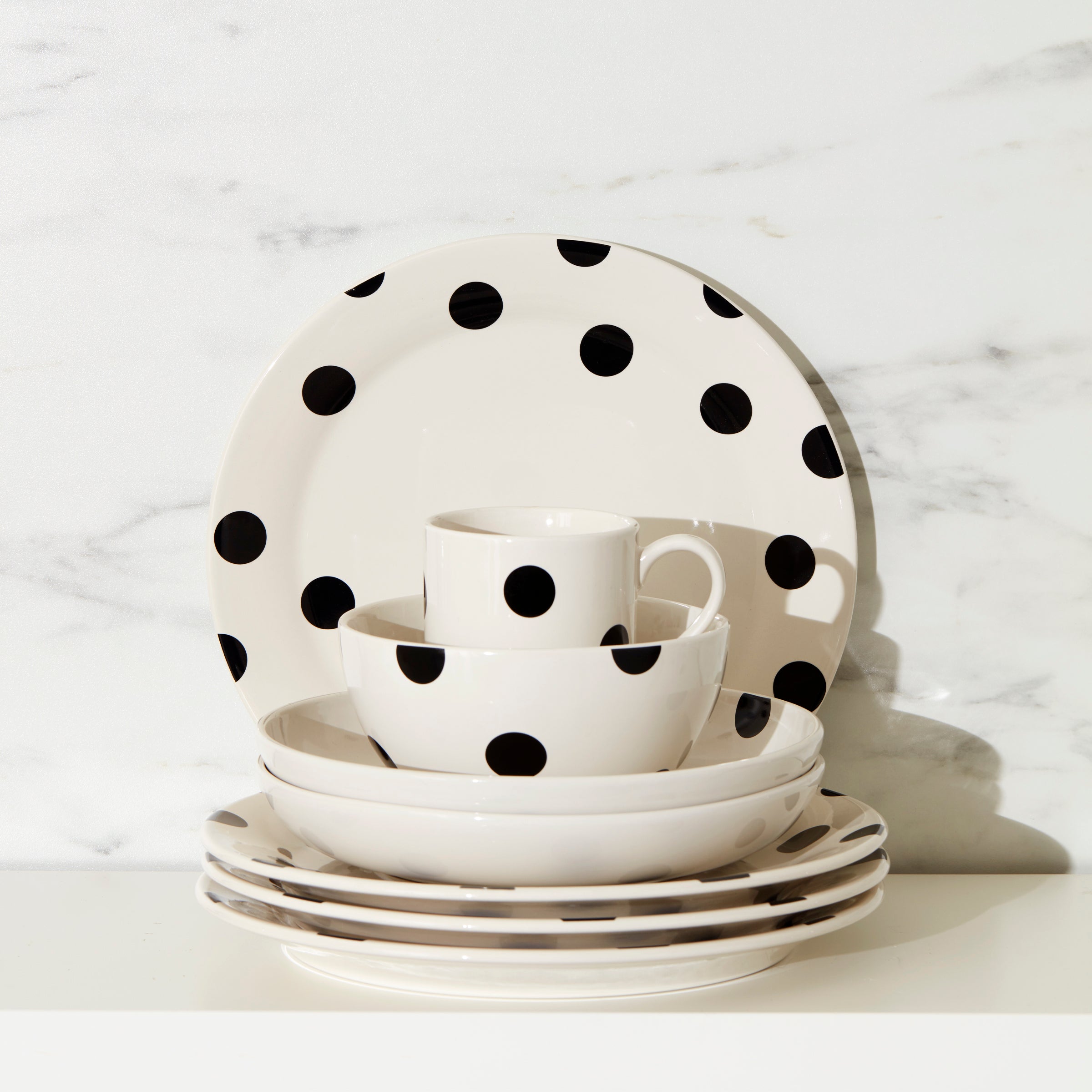 Deco Dot Pasta Bowl