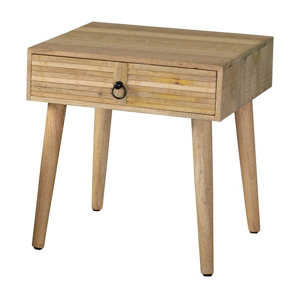 Coaster Furniture Zabel Natural Square 1-drawer End Table