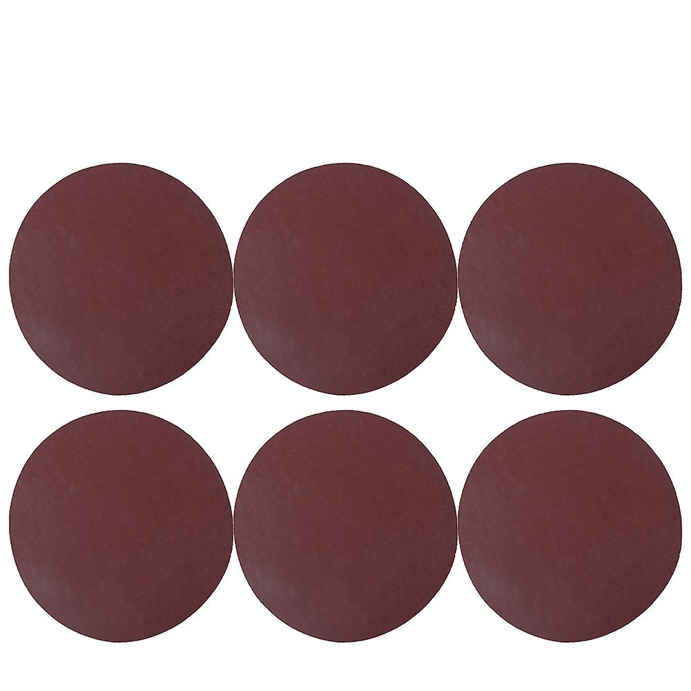 100pcs Disc Sandpaper 5in Back Velvet 125mm Round Abrasive Paper For Polishing Grinding80 Grits