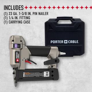 Porter-Cable Pneumatic 18-Gauge Brad Nailer Kit and Pneumatic 23-Gauge 1-38 in. Pin Nailer BN200CPIN138