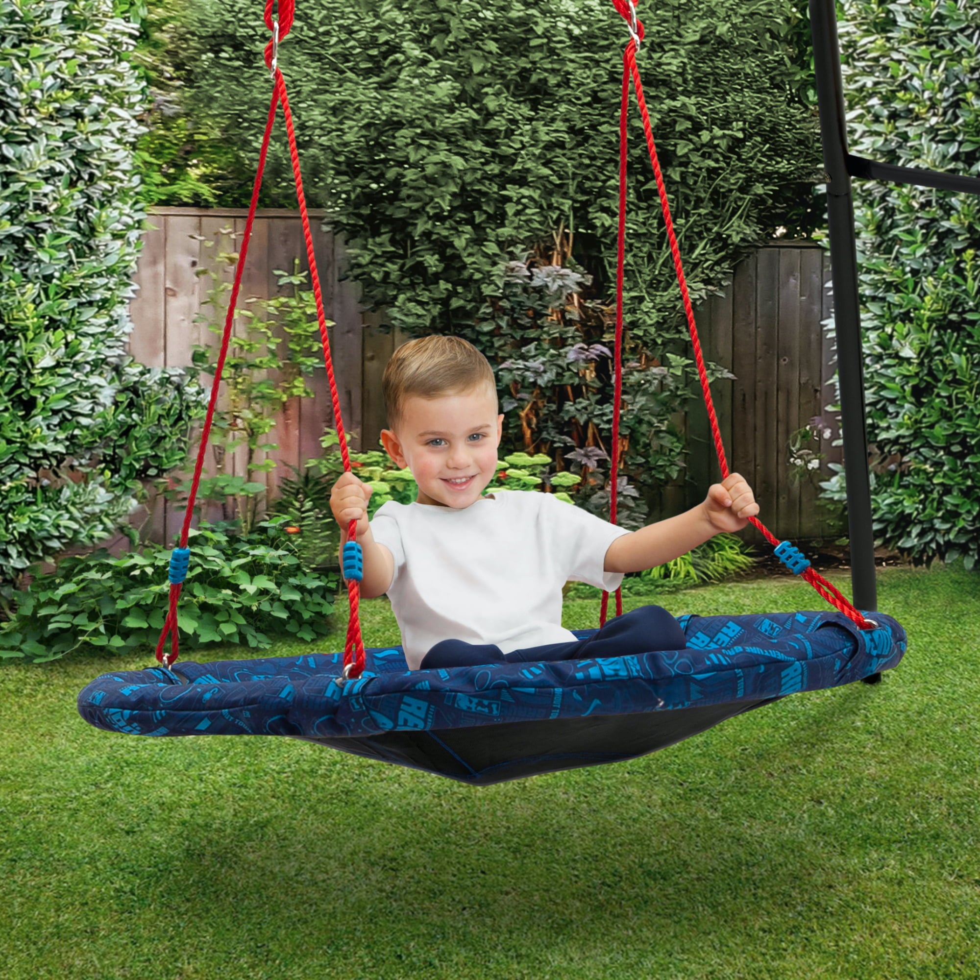 PAW Patrol 40-inch Saucer Swing – Includes Hardware for Swing Set or Tree Attachment