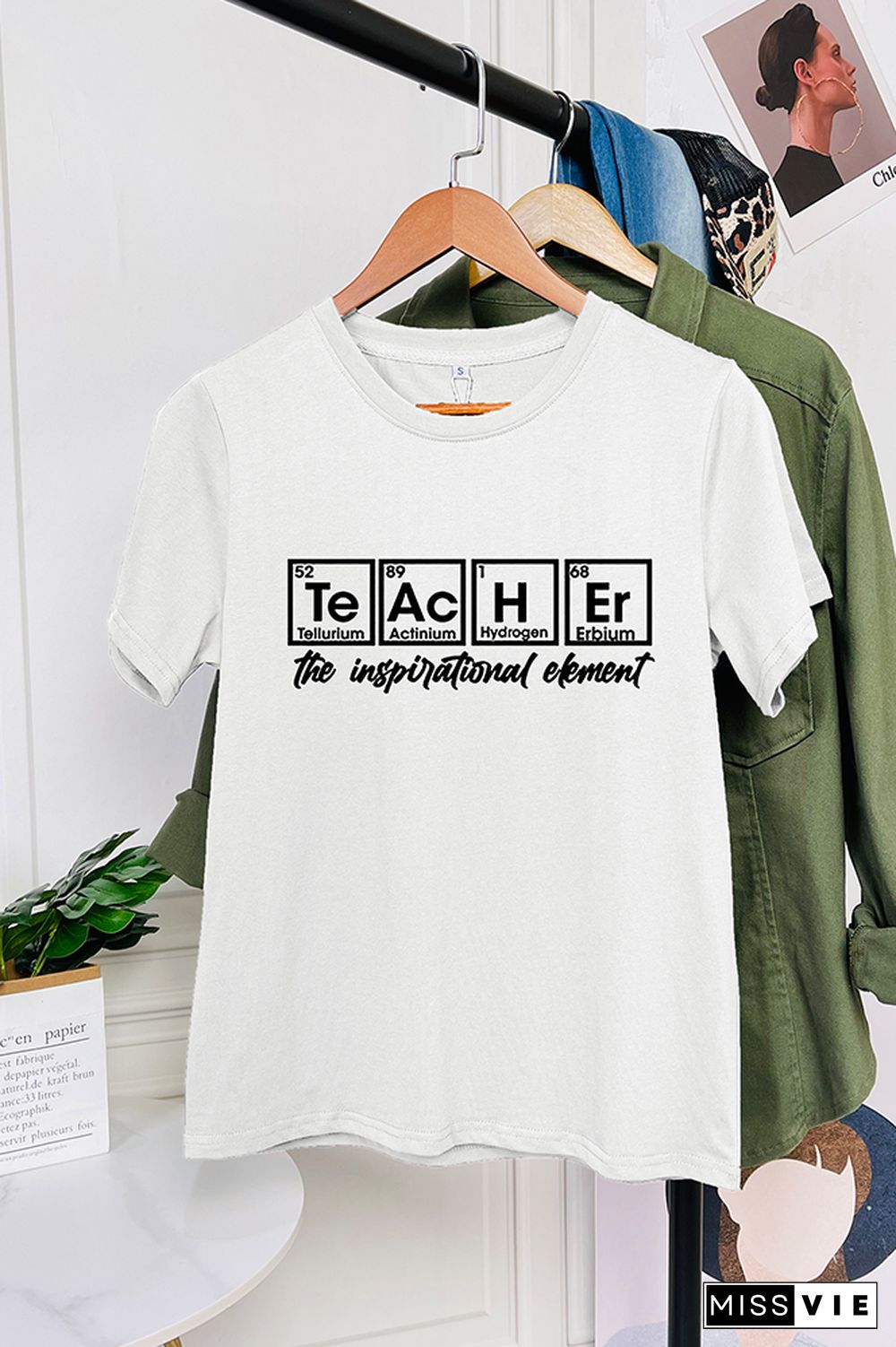 Periodic Teacher Short Sleeve Graphic Tee Wholesale