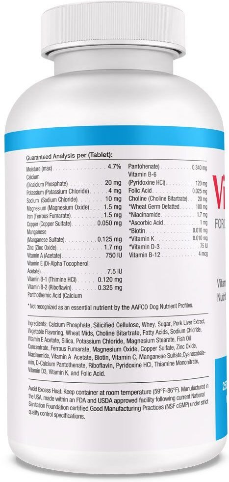 Vita-Tabs Liver Flavored Multivitamin for Dogs