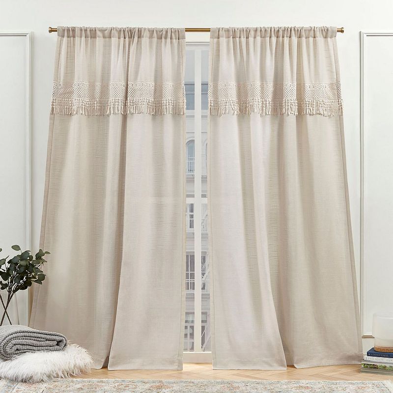 Nicole Miller New York Dunbar Light Filtering 2-pack Window Curtain Set