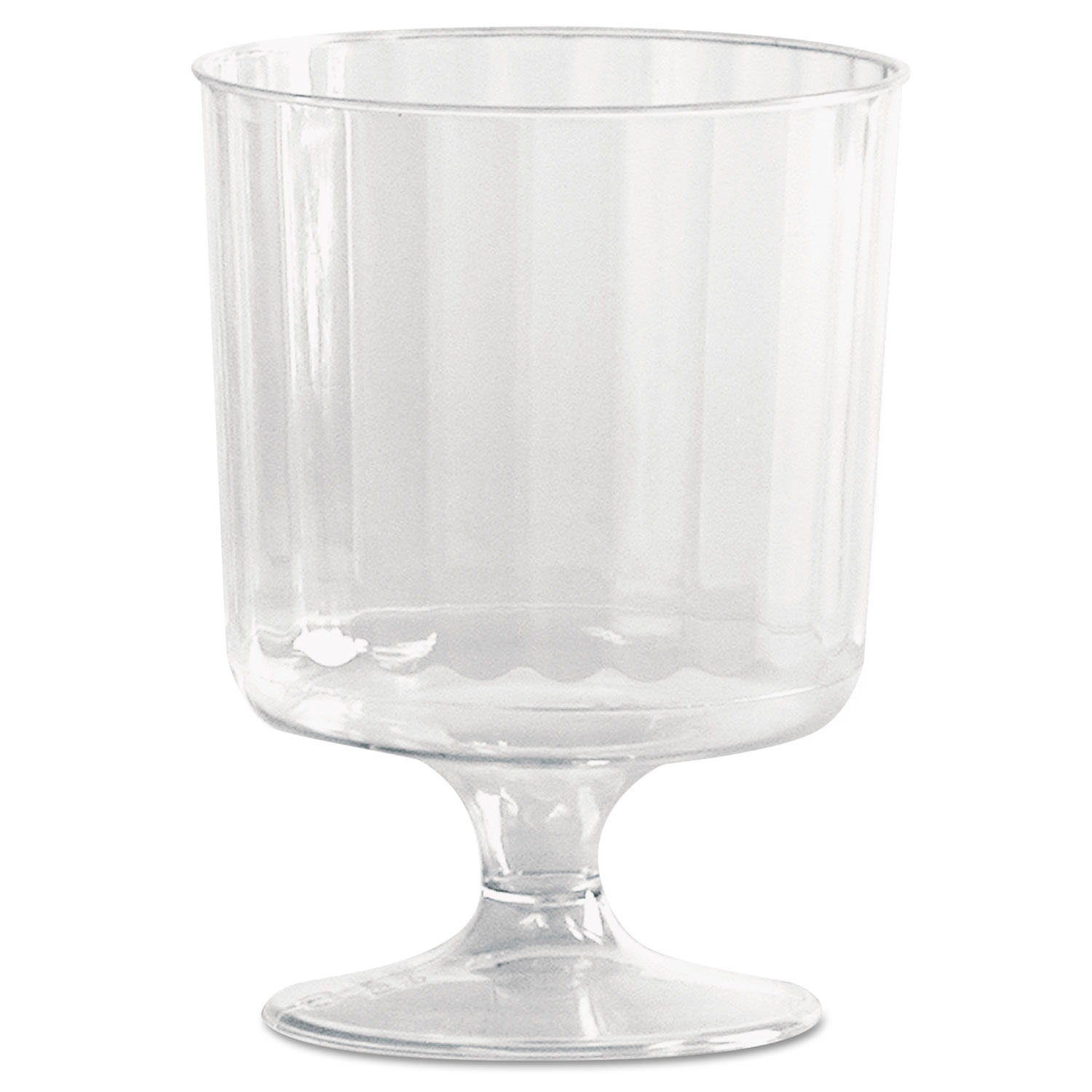 Classic Crystal Plastic Wine Glasses on Pedestals by WNA WNACCW5240