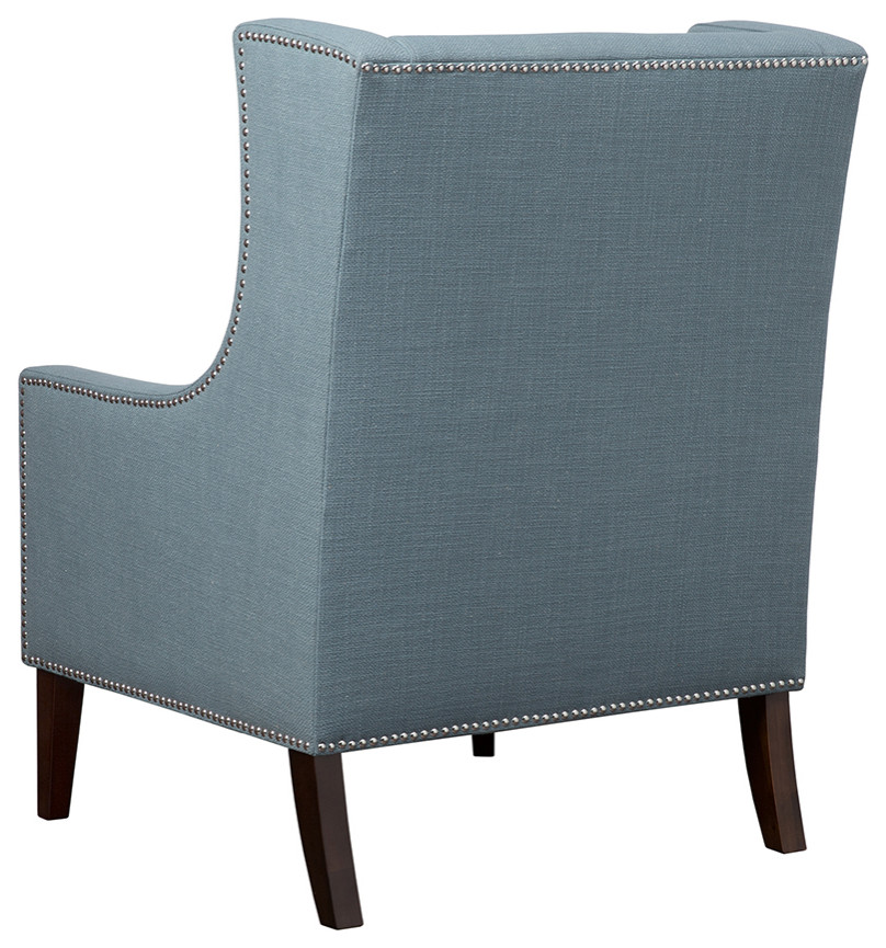 Madison Park Barton Wing Chair   Modern   Armchairs And Accent Chairs   by Olliix  Houzz