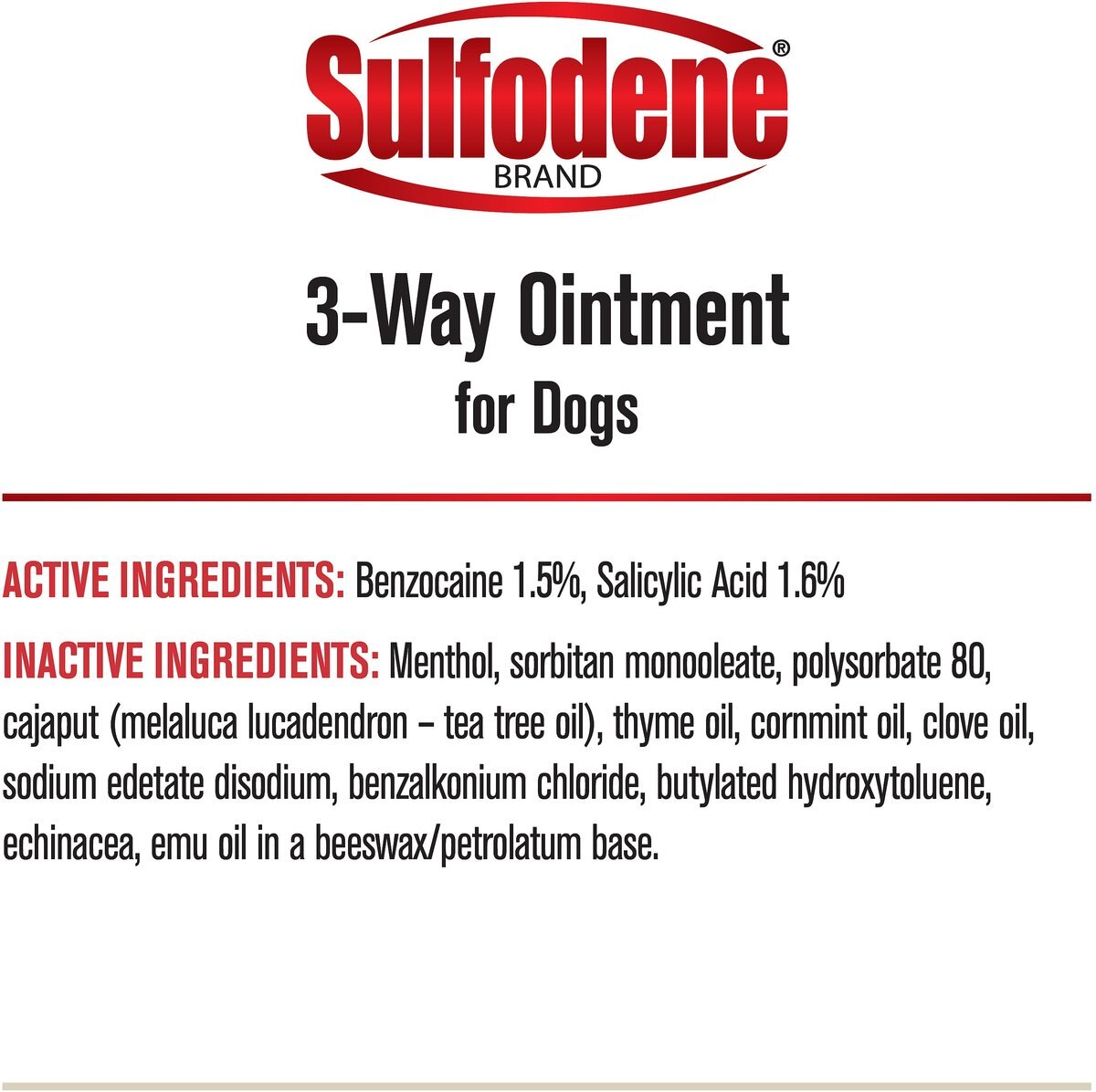 Sulfodene 3-Way Ointment for Dogs