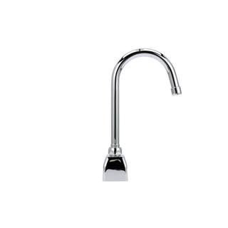 Zurn AquaSense Battery Powered Touchless Single Hole Bathroom Faucet with 0.5 GPM Aerator and Mixing Valve in Chrome Z6920-XL-MV-SH