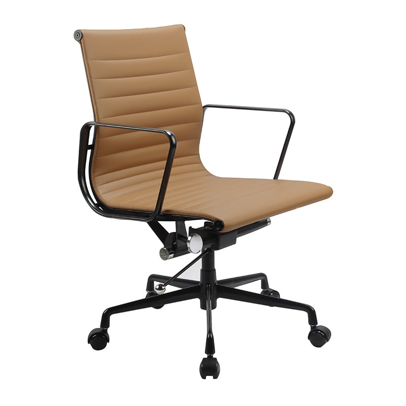 DAKIN Low Back Office Chair - Tan & Black