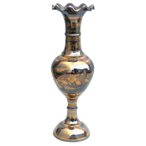 India Overseas Trading BR 2123A Solid Brass Vase  ...