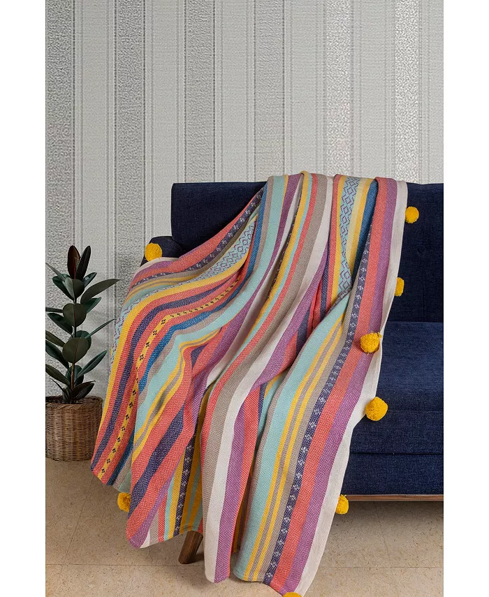 GAURI KOHLI Chelsea Throw Blanket， 70X70