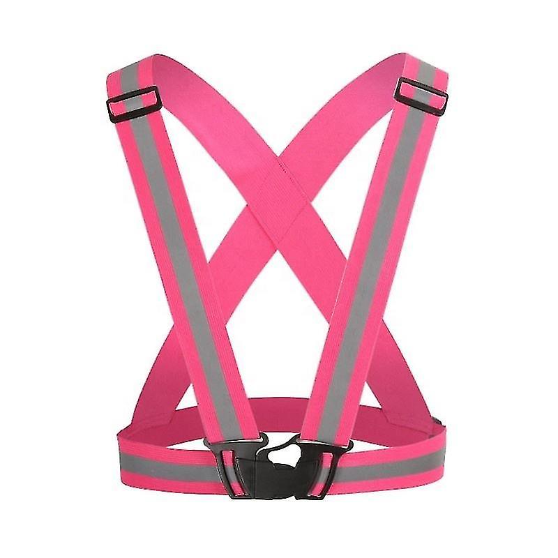 Reflective Safety Vest Unisex Outdoor Safety Vest Reflective Belt Running Cycling Sports Warning Clothes