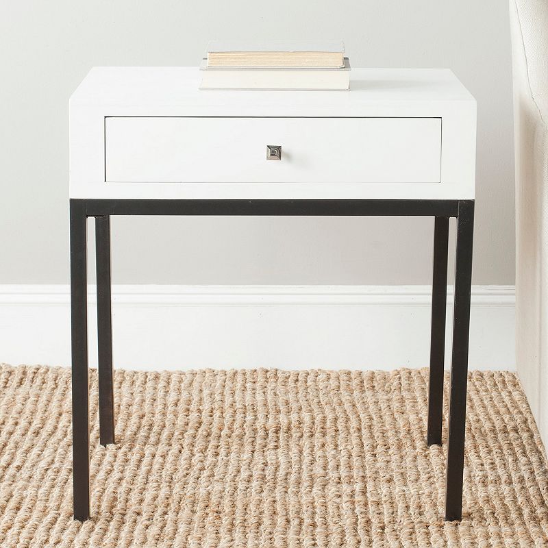 Safavieh Adena White End Table