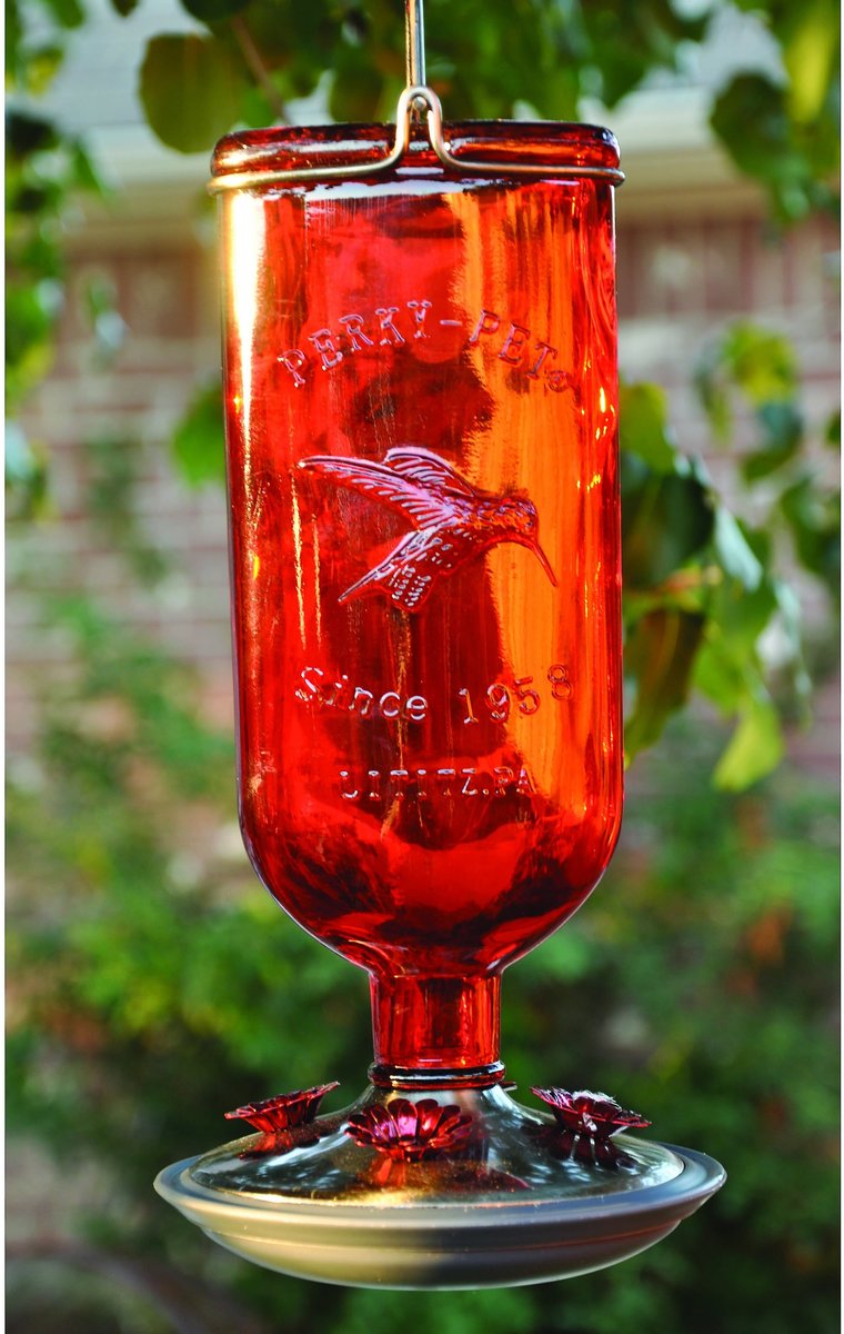 Perky-Pet Antique Bottle Hummingbird Feeder