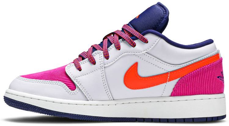 Air Jordan 1 Low GS 'Fire Pink Hyper Crimson' 554723-502