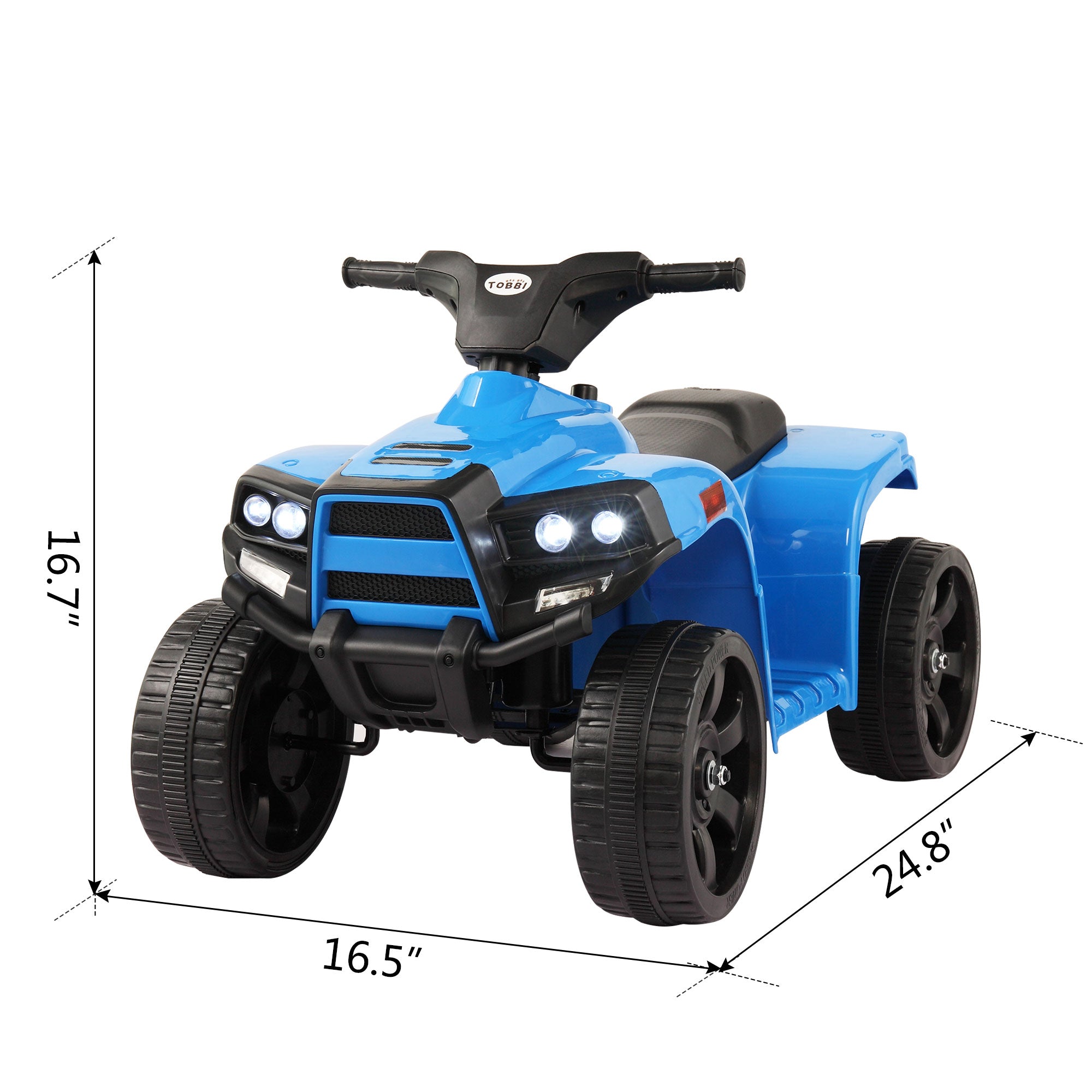 Seizeen Ride On Toy, 6V Ride On ATV for Kids, Electric 4 Wheeler Quad Bike, Ride On Car With Rechargeable Battery, Blue