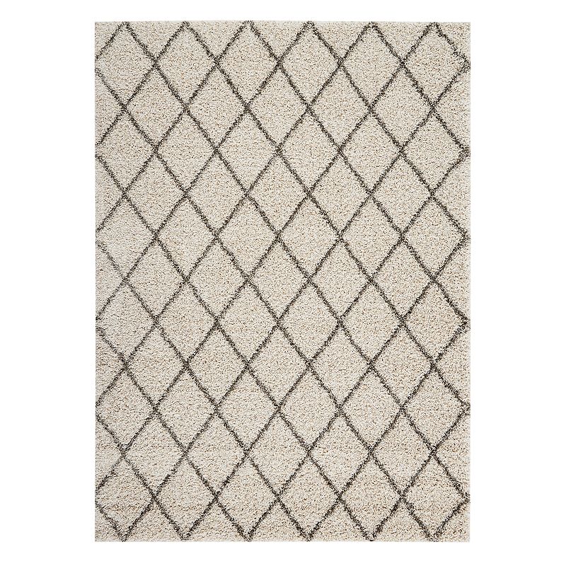 Nourison Brisbane Elusive Lattice Shag Rug