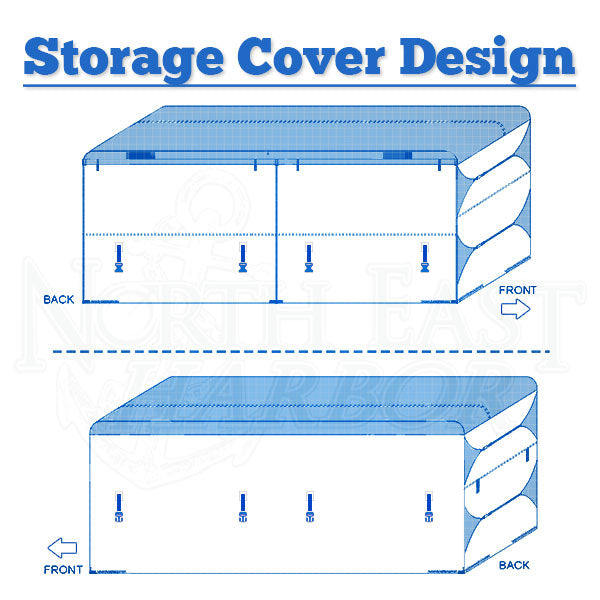 NEH RV Cover - Durable， Waterproof Tear-Resistant RV Motorhome Cover， Covers Class A B C， Travel Trailer Camper with Zippered Panels - Fits 26'-30' Length (120